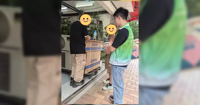 聯和墟關愛隊落區宣傳打擊貨物阻街 籲商戶自律保通道暢通