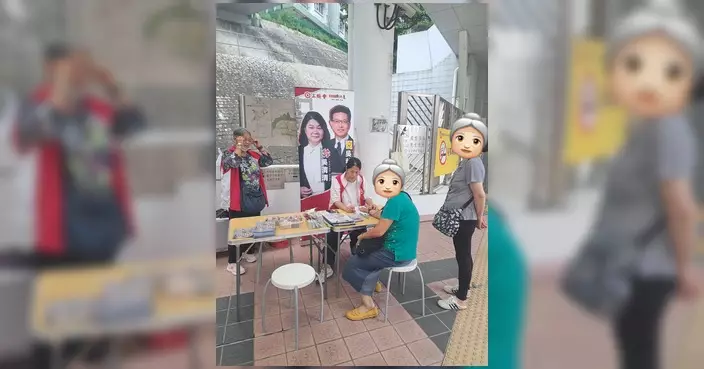 吳清清耀東邨邨口設免費量血壓服務 逢周五上午可即場測量
