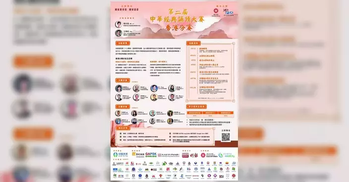 第二屆中華經典誦讀大賽香港分賽決賽圓滿舉行