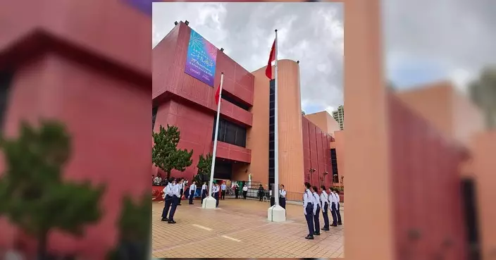 李超雄出席屯門區升旗禮 見證特區成立29周年
