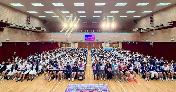 港島總區防止罪案辦公室元朗中學辦國安禁毒防罪講座