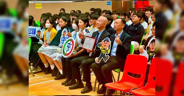 屯門警區推廣單車安全約章 走訪多間中學宣揚守法騎行