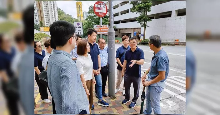劉婉儀視察富山邨蒲崗村道交通 探討改善方案