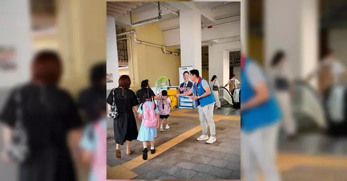 李文傑富蝶邨設流動市民諮詢站 收集社區意見