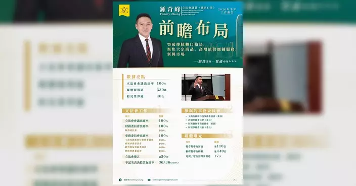立法會進出口界議員鍾奇峰發表半年工作報告 聚焦業界升級轉型