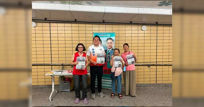 朱煥釗大水坑站設街站 加拿大回流小義工助陣