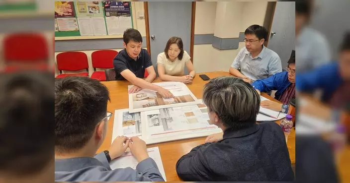 黃大仙區議員劉婉儀越毅強與房屋署會面 跟進富山邨公廁翻新工程