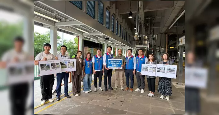 姚銘聯同民建聯區議員約見港鐵 跟進天水圍輕鐵站3號月台擴闊工程