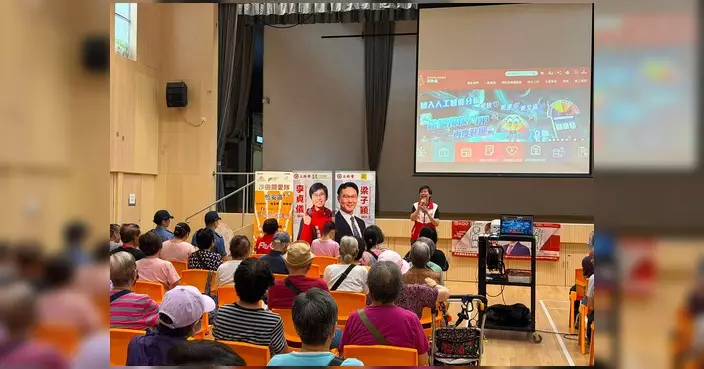 李貞儀辦家居防火講座 消防員教街坊正確使用喉轆