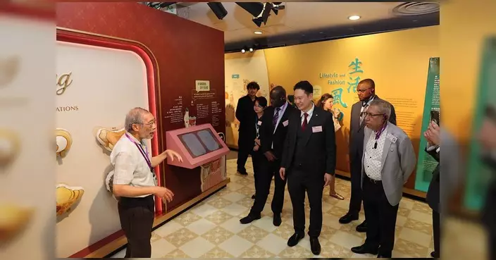 民建聯邀外國領事商會參觀隋唐文明展 陳國基稱香港肩負說好中國故事使命