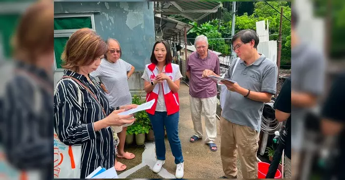 陳善明約見多個部門視察沙田頭新村 跟進樹根爆地及石橋損毁問題
