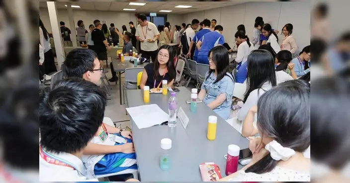 第二屆大灣區青少年模擬政協活動舉辦 九龍城民政專員與學生交流「一國兩制」