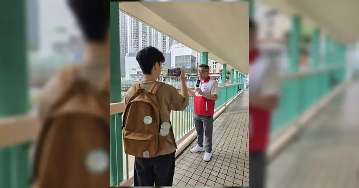 馮沛賢就屯門河泡沫污水事件接受報章訪問 促請徹查源頭