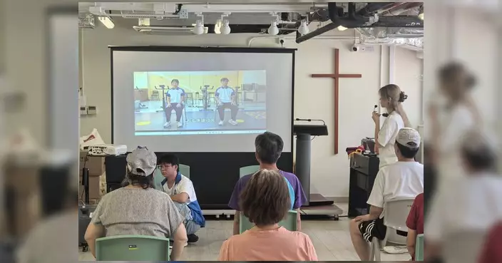 恒福關愛隊辦長者椅上操 8位居民齊伸展筋骨