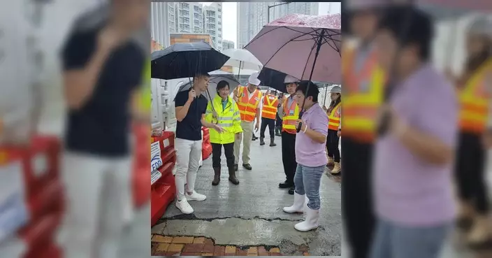 葉培基跟進翔東邨巴士總站臨時行人路 預計下周一開通