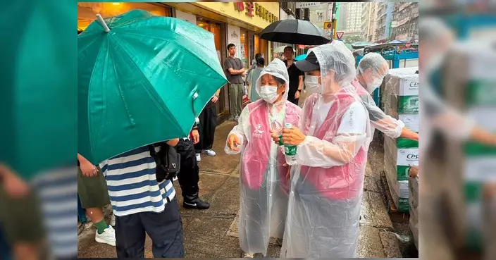 丁江浩：鰂魚涌關愛隊風雨無阻支援筲箕灣停水居民