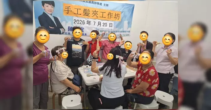 陳孟宜辦手工髮夾工作坊 參加者親手製禮物送摯愛