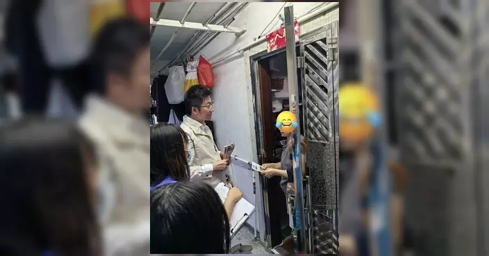 林博走進九龍城大廈家訪 聆聽街坊訴求跟進民生難題