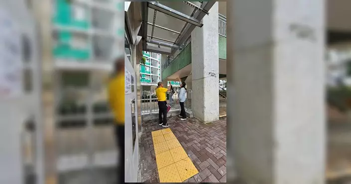 大坑東道升降機加裝欄杆 議員促關注暴雨下繞路不便