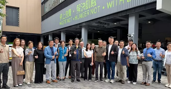 姚銘參觀惜食堂製作中心 了解食物回收及膳食製作流程