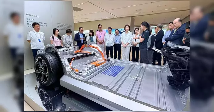 陳克勤率議員考察北京 參觀小米汽車超級工廠
