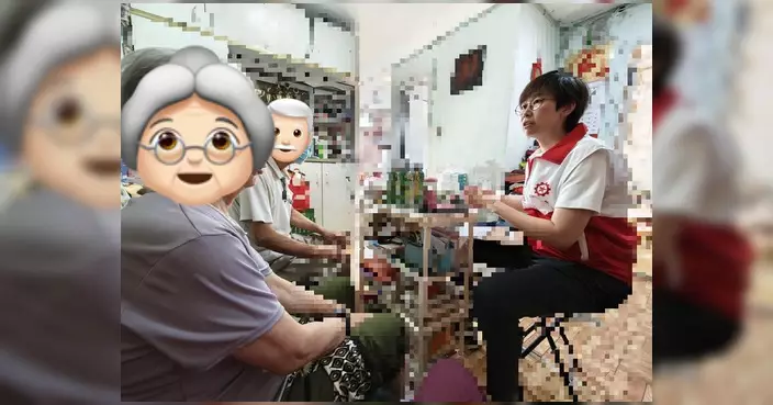 李貞儀聯同恆安關愛隊義工 為長者安裝安全扶手及感應燈