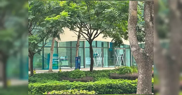 蕭煒忠視察區內防風 天文台下午改發三號強風信號