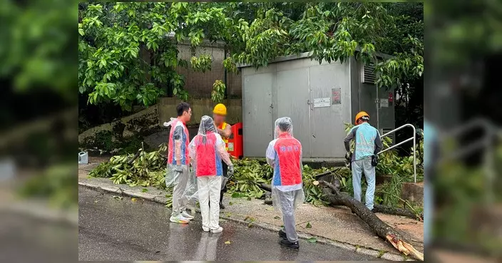 颱風紅霞襲港 港島東團隊巡查善後助社區復常