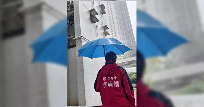 颱風紅霞掠過 李貞儀與關愛隊風後巡查馬鞍山一帶