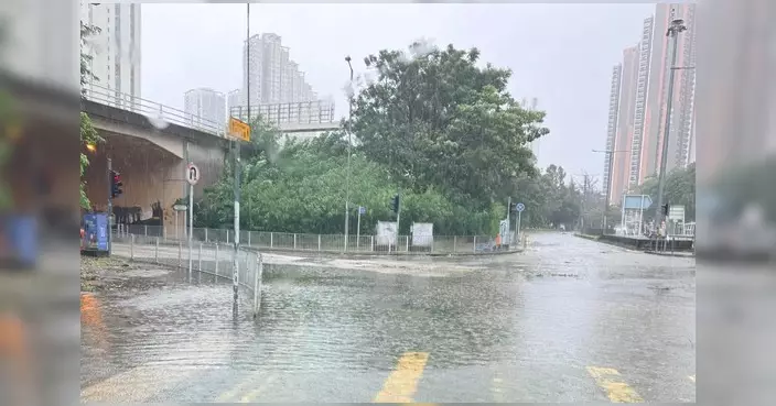 朱煥釗風暴前巡區視察 改掛三號波後即時跟進塌樹水浸