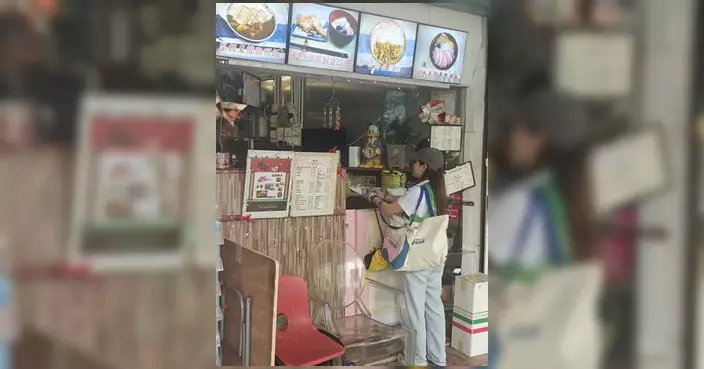 聯和墟關愛隊宣傳打擊店鋪阻街 籲街坊合力改善社區環境