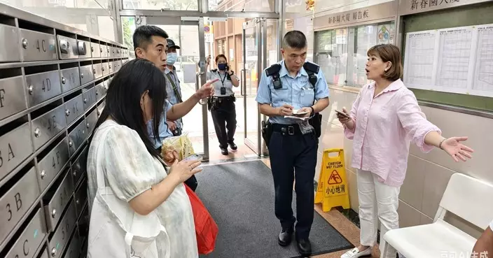灣仔有單位鋁窗飛脫傷及途人 區議員趕赴現場協助