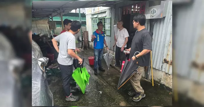 古洞東園暴雨後水浸 侯漢碩聯同部門協調地盤訂立短長期改善方案