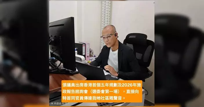 張展鵬出席首個五年規劃諮詢會 倡電子投票及中央資料庫反圍標