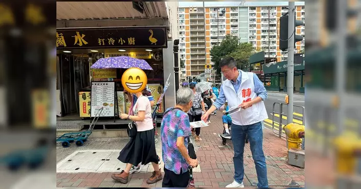 林博馬頭圍邨設早站 聆聽街坊訴求跟進民生問題