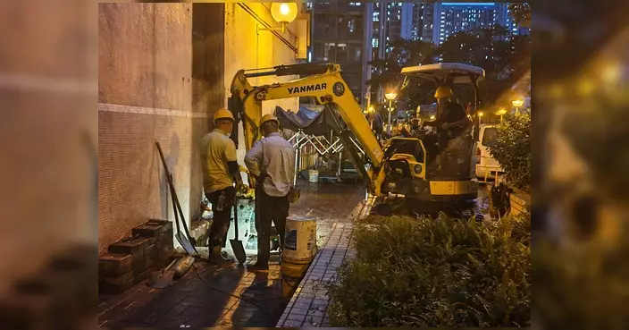 寶達邨達怡樓地底爆水管 799戶停水房屋署緊急搶修