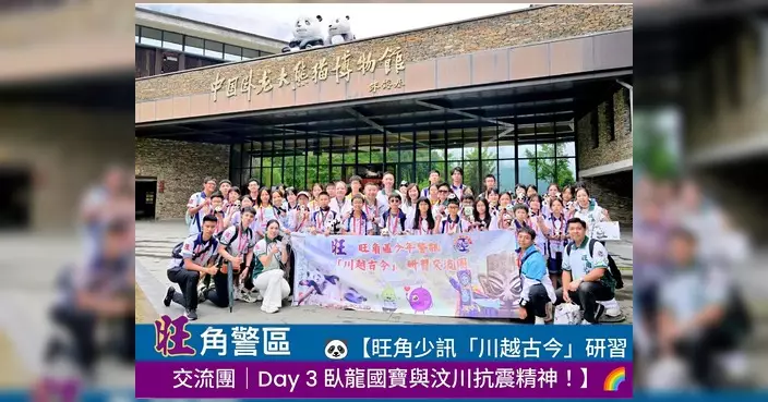 旺角少訊「川越古今」交流團第三日 探訪臥龍熊貓基地及汶川遺址