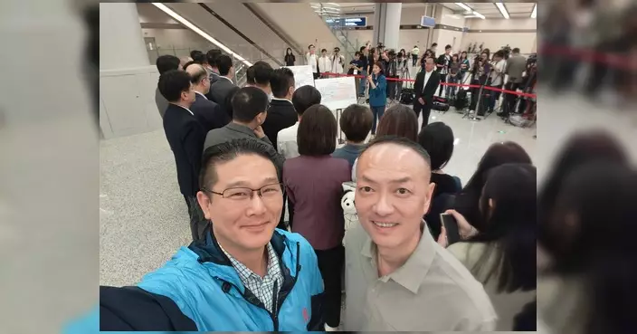 梁子穎隨立法會考察新皇崗口岸 視察「合作查驗、一次放行」通關安排