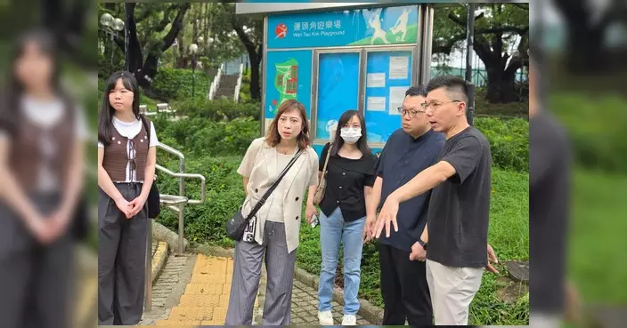 羅曉楓跟進運頭角遊樂場春暉園照明及防滑安全改善
