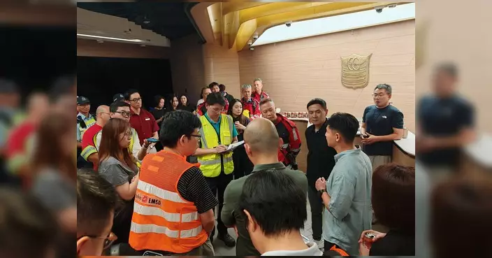 山頂纜車站跨部門演習 模擬山泥傾瀉致乘客受傷