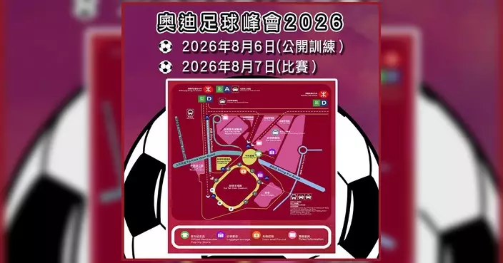 2026年度奧迪足球峰會周四啟德體育園舉行 警方公布入場散場交通安排