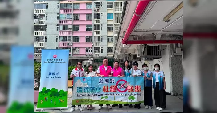 長沙灣蚊患指數偏高 黃俊雄聯同多部門巡區滅蚊