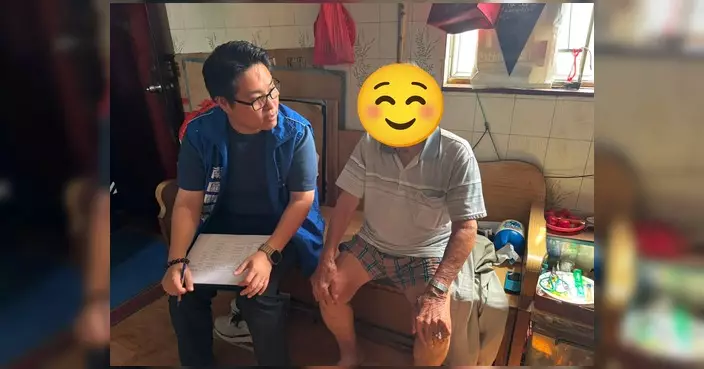 鴨脷洲北關愛隊酷熱下持續探訪 為視障街坊協調支援