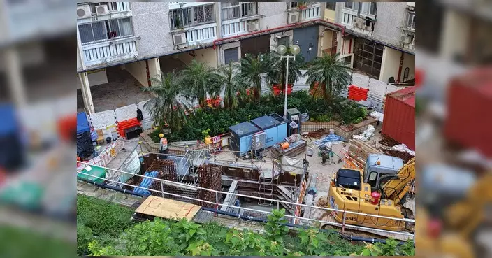 張培剛聯同政府部門巡視牛池灣行人天橋加建升降機工程