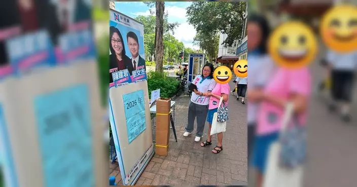 陳建君夥劉文杰設流動街站 就公眾街市管理收集居民意見