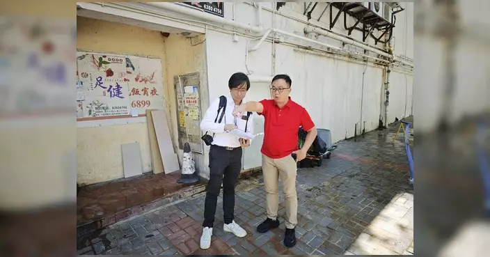 油塘嘉榮街污水問題已解決 龐智笙感謝各部門配合跟進