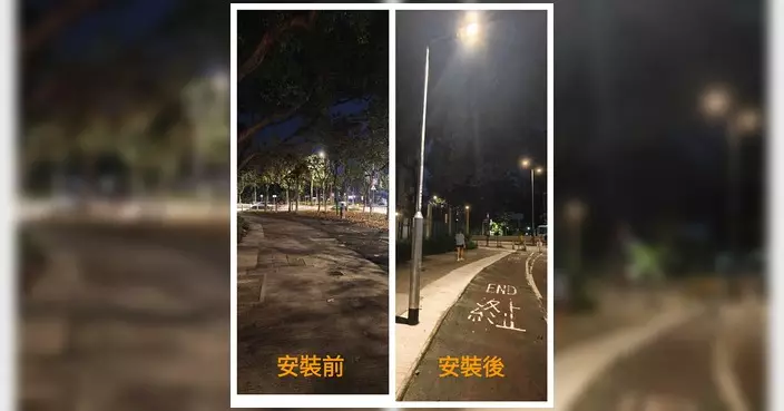 陳建君區議員辦事處成功爭取 太湖花園一期行人路加裝路燈改善照明