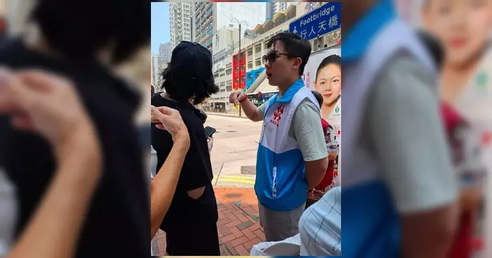 酷熱天氣下義工堅持街站服務 曾卓兒感謝團隊愛心付出