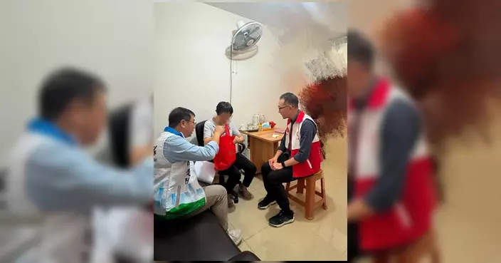 西貢團隊聯同義工上門探訪長者 傳遞防騙資訊收集民意