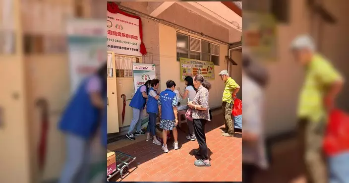 元朗水邊圍邨電纜故障約2,400戶受影響 關愛隊清晨派水借風扇支援